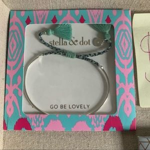 NIB Stella & Dot Silver Fete Bracelet